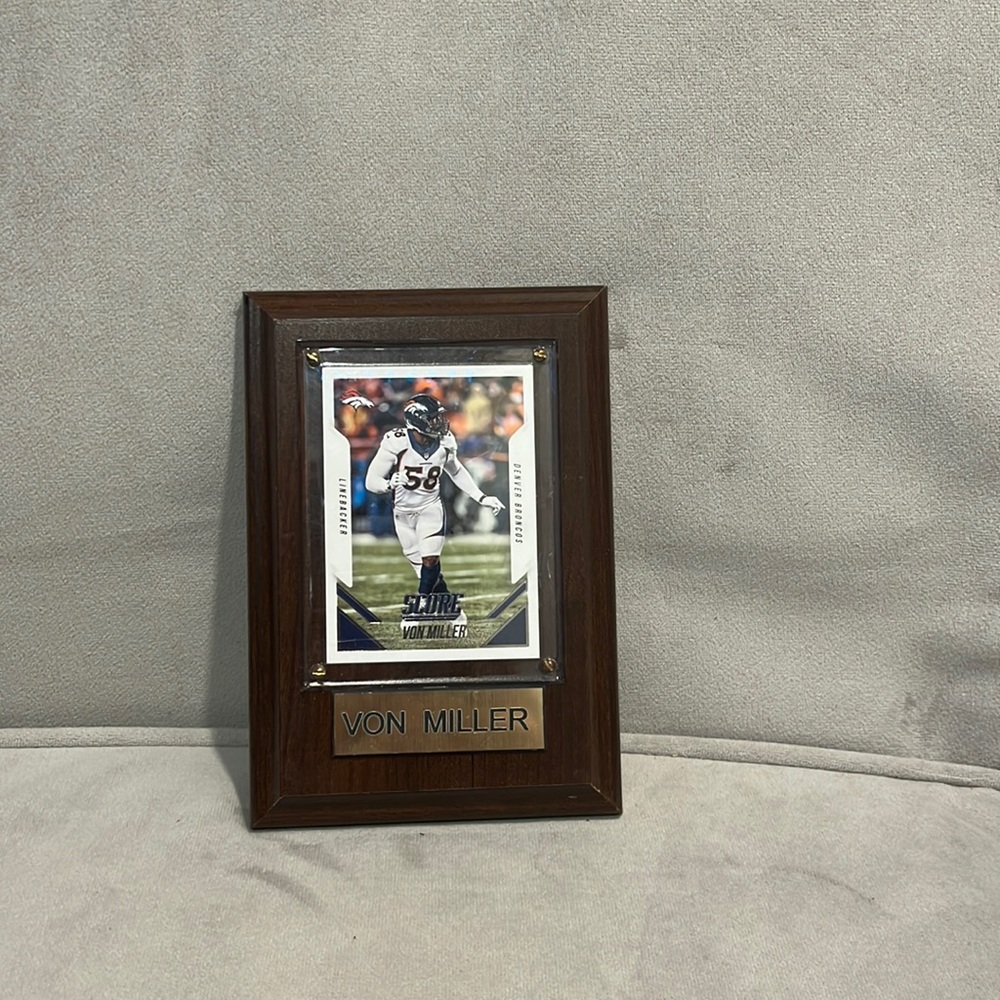 Con Miller Football Card in Case!!!
